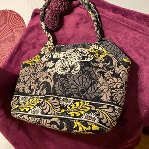 Vera Bradley Black and Gray shoulder Bag